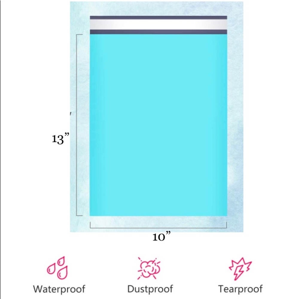 24ct 10x13 ” ~ Poly Mailer Bags 👛🆕👛 24ct Free ⭐️Thank You Stickers. - Picture 5 of 11